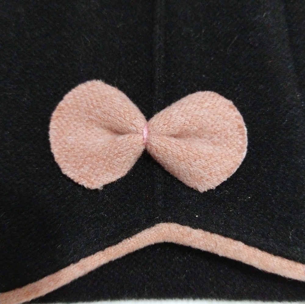 NWT Women's Faux Suede Black Gloves - Picture 5 of 5